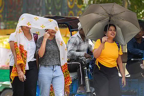 Hot summer day in New Delhi